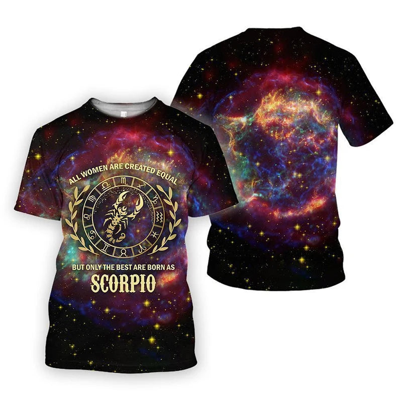 Animal Men's T Shirt 3d Print Scorpion Graphic Tees Top Funny T-Shirts Fashion Casual Male Streetwear Oversized Man Clothing