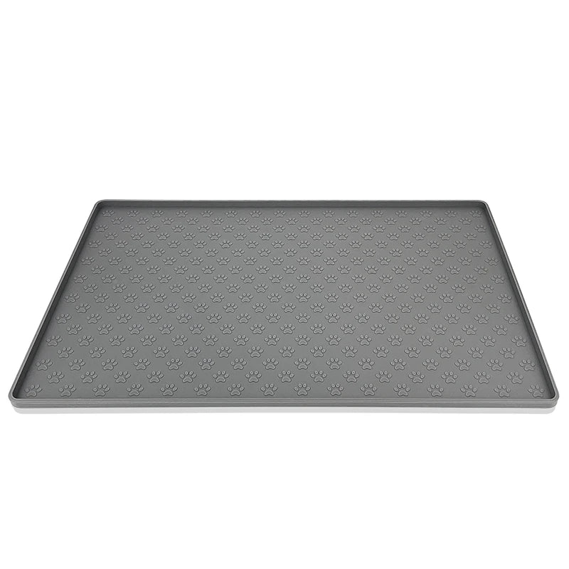 Silicone Pet Feeding Mat for Dog Cat Waterproof Bowl Placemat Pad Non-Slip Surface for Food & Water Bowls