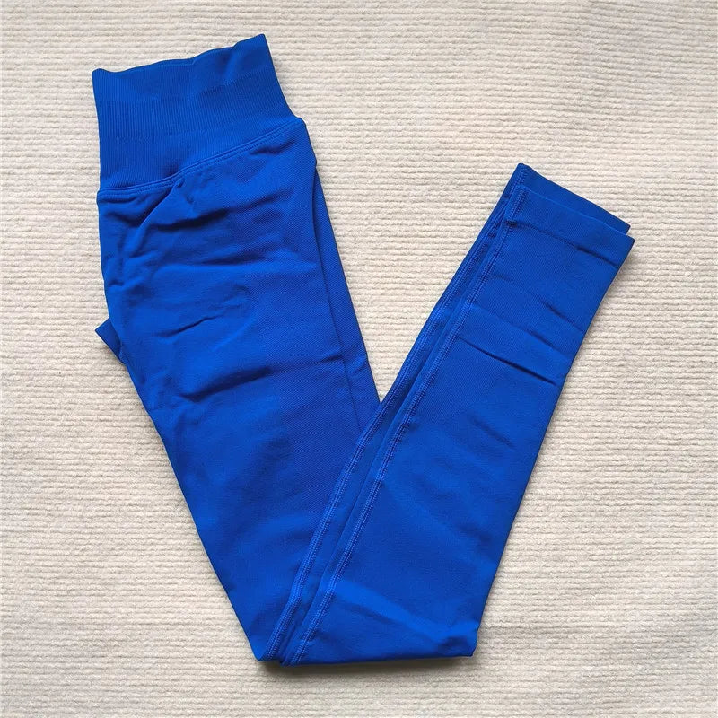 Women Impact Yoga Leggings Fitness Pants Butt Lifting Tights Tummy Control Squat Proof Workout Tights Seamless Sports Pants