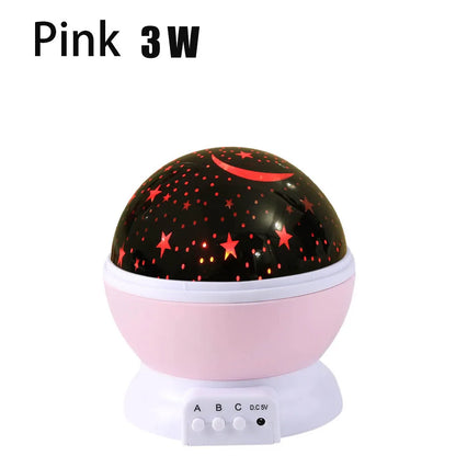 Star Projector Night Light Lamp Fun Gifts for Girls and Boys Rotating Star Sky Moon LED Lights Projector for Kids Bedroom Decor