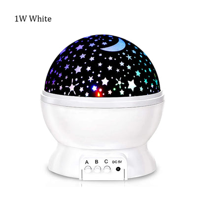 Star Projector Night Light Lamp Fun Gifts for Girls and Boys Rotating Star Sky Moon LED Lights Projector for Kids Bedroom Decor