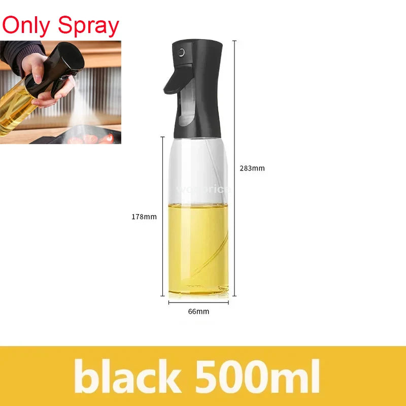 2 in 1 Spray for Olive Oil Spray Sprayer Dispenser Bottle Comfortable Handle Design for Barbecue Air Frying Pan Oven Camping