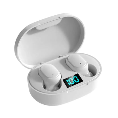 E6S Wireless Earbuds Noise Canceling Waterproof Ear Buds in-Ear Stereo Headphones with LED Display Charging Case