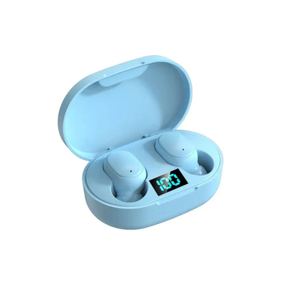 E6S Wireless Earbuds Noise Canceling Waterproof Ear Buds in-Ear Stereo Headphones with LED Display Charging Case