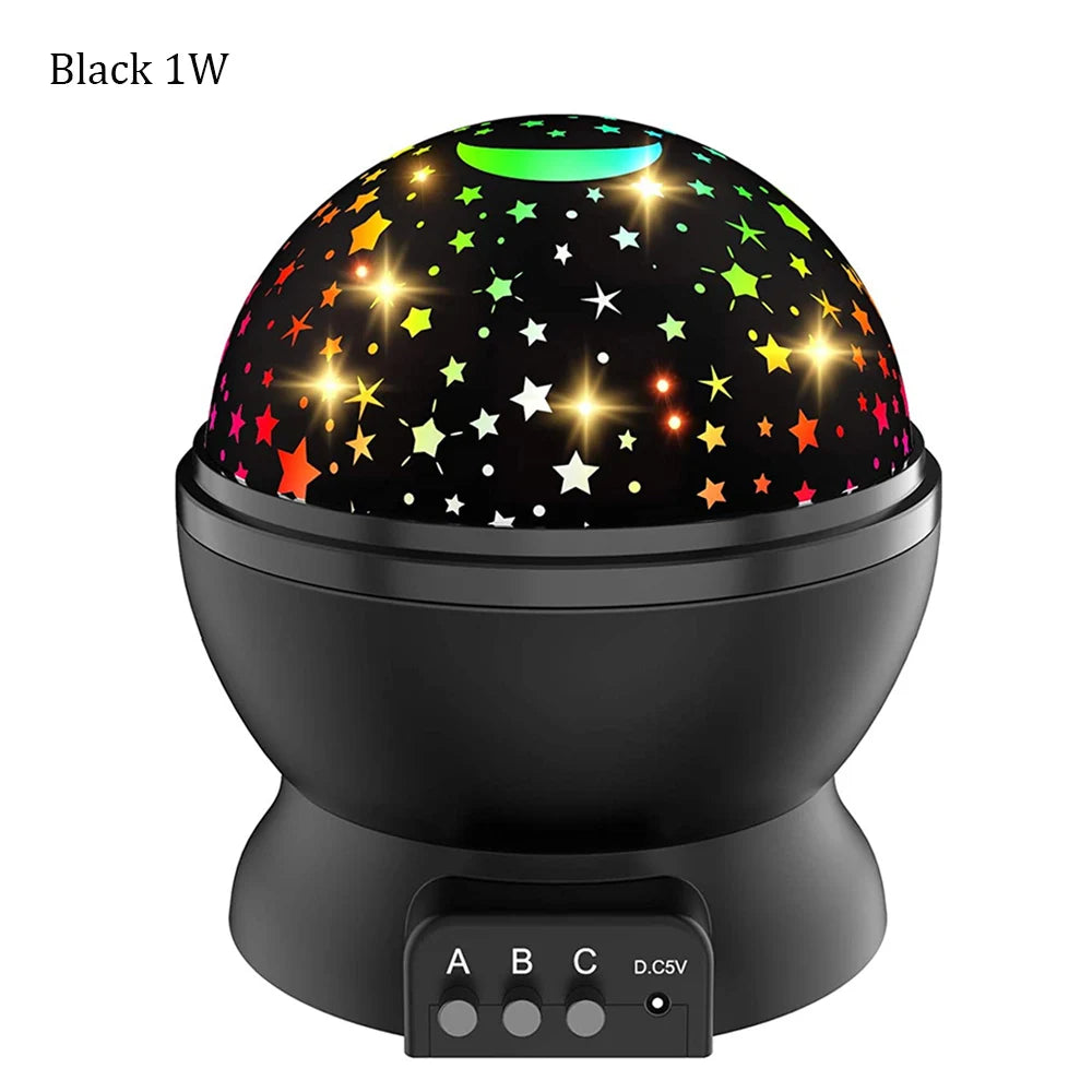 Star Projector Night Light Lamp Fun Gifts for Girls and Boys Rotating Star Sky Moon LED Lights Projector for Kids Bedroom Decor