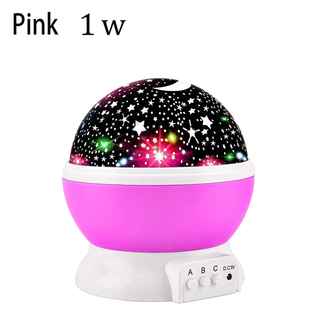 Star Projector Night Light Lamp Fun Gifts for Girls and Boys Rotating Star Sky Moon LED Lights Projector for Kids Bedroom Decor