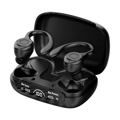 Wireless Earbuds Bluetooth 5.3 Headphone Sport HiFi 6mm Dynamic Driver Stereo Over Ear Buds for Workout/Running