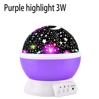 Star Projector Night Light Lamp Fun Gifts for Girls and Boys Rotating Star Sky Moon LED Lights Projector for Kids Bedroom Decor