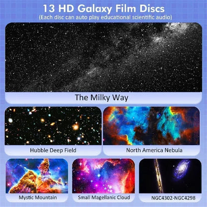 Sky Projector 360° Night Light Galaxy Projector Starry Rotate Planetarium Lamp For Kids Bedroom Valentines Day Gift Wedding Dec