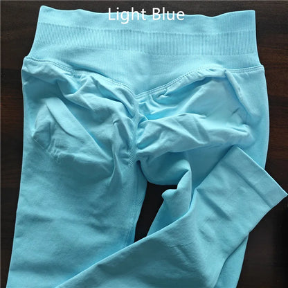 Women Impact Yoga Leggings Fitness Pants Butt Lifting Tights Tummy Control Squat Proof Workout Tights Seamless Sports Pants